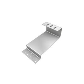   K2 tetőkampó lapos, hódfarkú tetőfedéshez (150x103 mm acél), széles, fényes változat