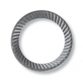   K2 bordázott alátét, M8, rozsdamentes A2 (leszorítókhoz)