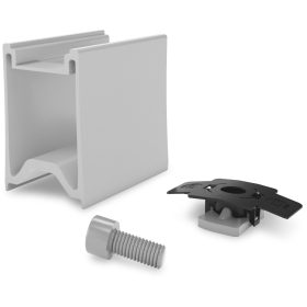   K2 RailUp, kiemelő trapézlemezre, azonos dőlésszög megtartásával. Speedrail/BasicRail és MultiRail kompatibilis